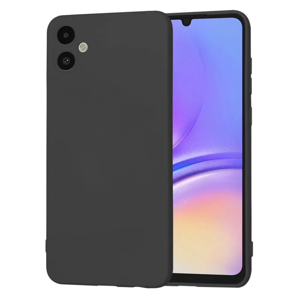 Custodia per Samsung Galaxy A05 A055, Techsuit, SoftFlex, Nera - immagine 1