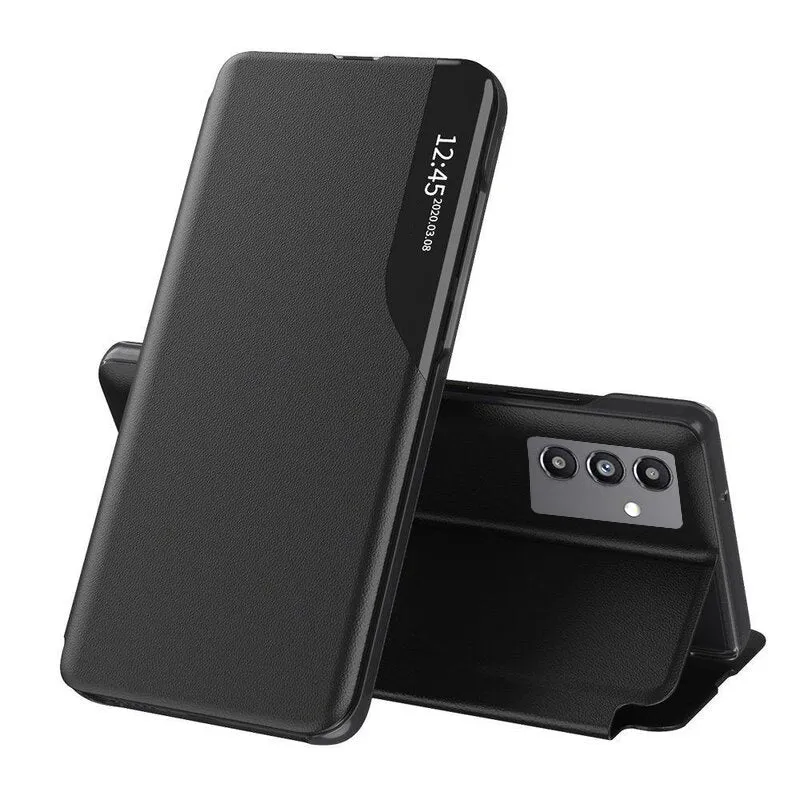 Custodia per Samsung Galaxy A04s A047 / A13 5G A136, Techsuit, eFold, Nera - immagine 1
