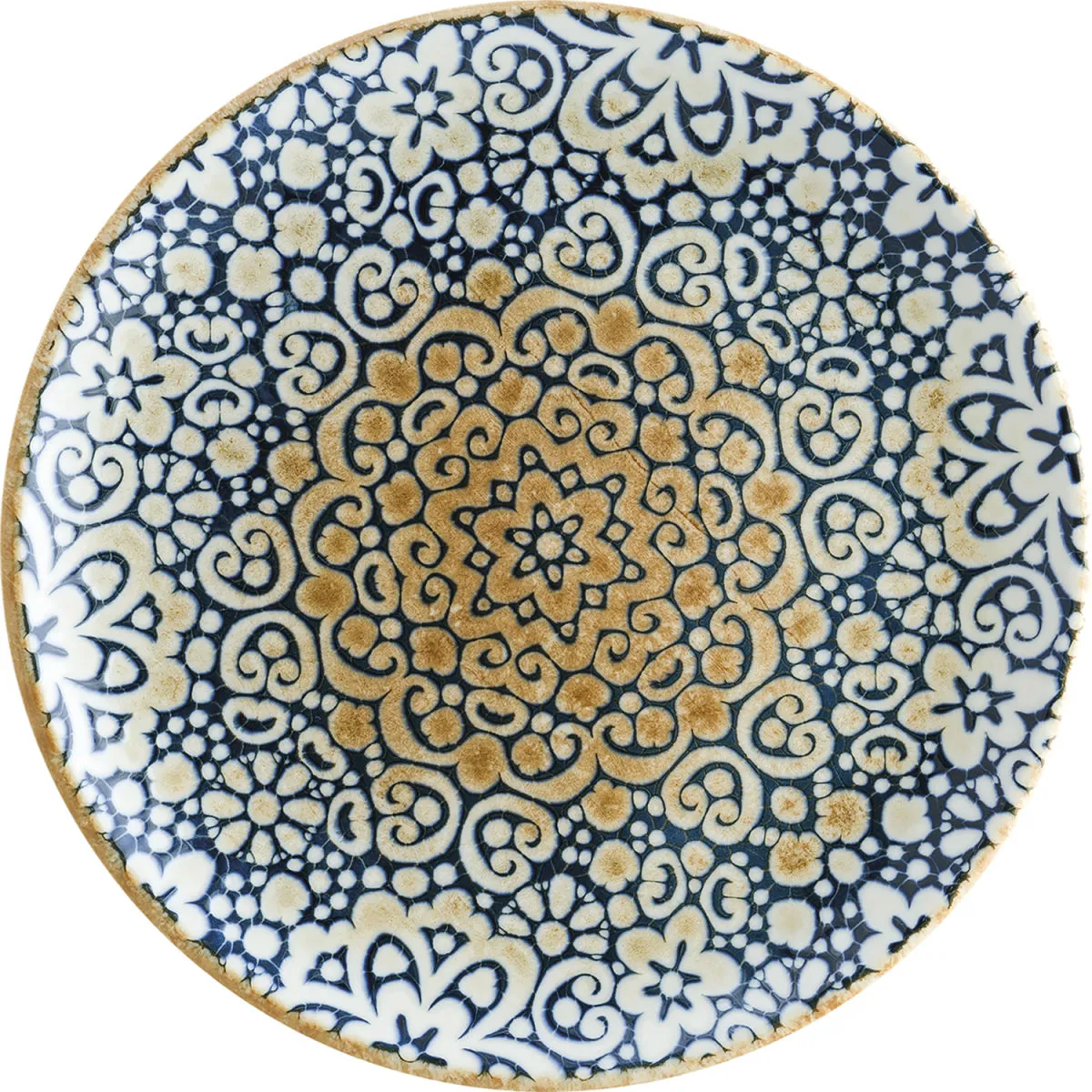 6x Bonna Piatto piano Alhambra; 30 cm (Ø); blu/bianco/marrone; rotonda; 6 pz. / Pacco - immagine 1
