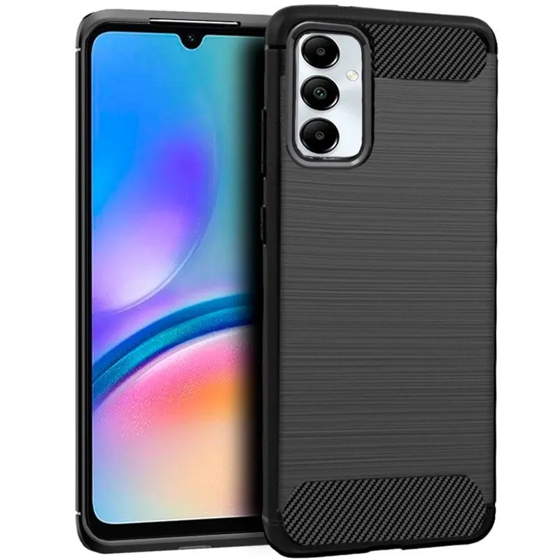 Custodia nera carbone per Samsung Galaxy A05s - immagine 1
