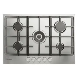 Piano cottura gas 5 zone THP 751 W IX I IT 1 Inox (75cm) - immagine 1