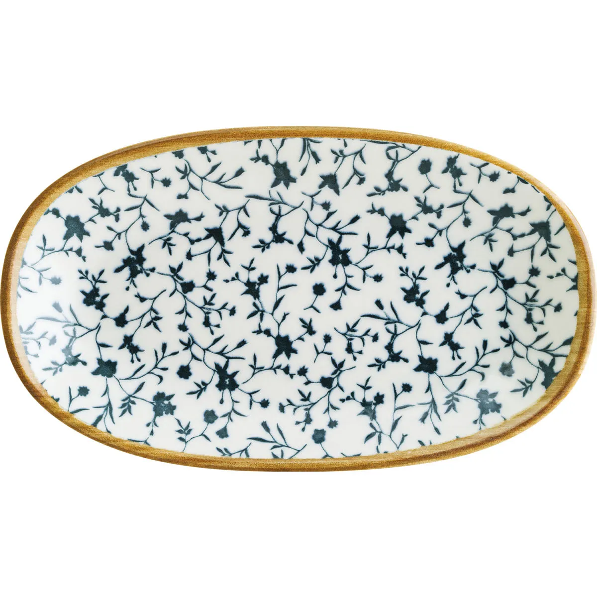 12x Bonna Piatto ovale Calif ovale; 24x14 cm (LxL); bianco/blu/verde; ovale; 12 pz. / Pacco - immagine 1