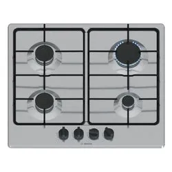 Piano cottura gas 4 zone SERIE 4 PGP6B5K80 Inox (60cm) - immagine 1