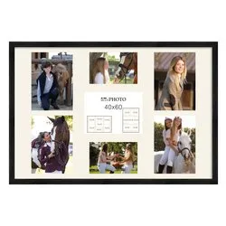 Portafoto multi (40x60cm) 7 foto Nero 6340C 090118 - immagine 1