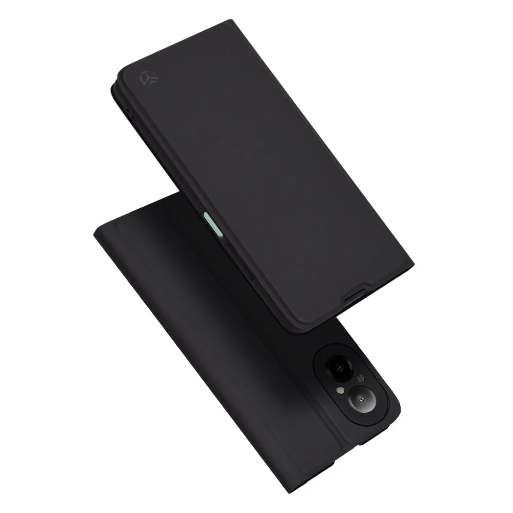Custodia per Realme C67 4G, Techsuit, Magskin Book, Nera - immagine 1