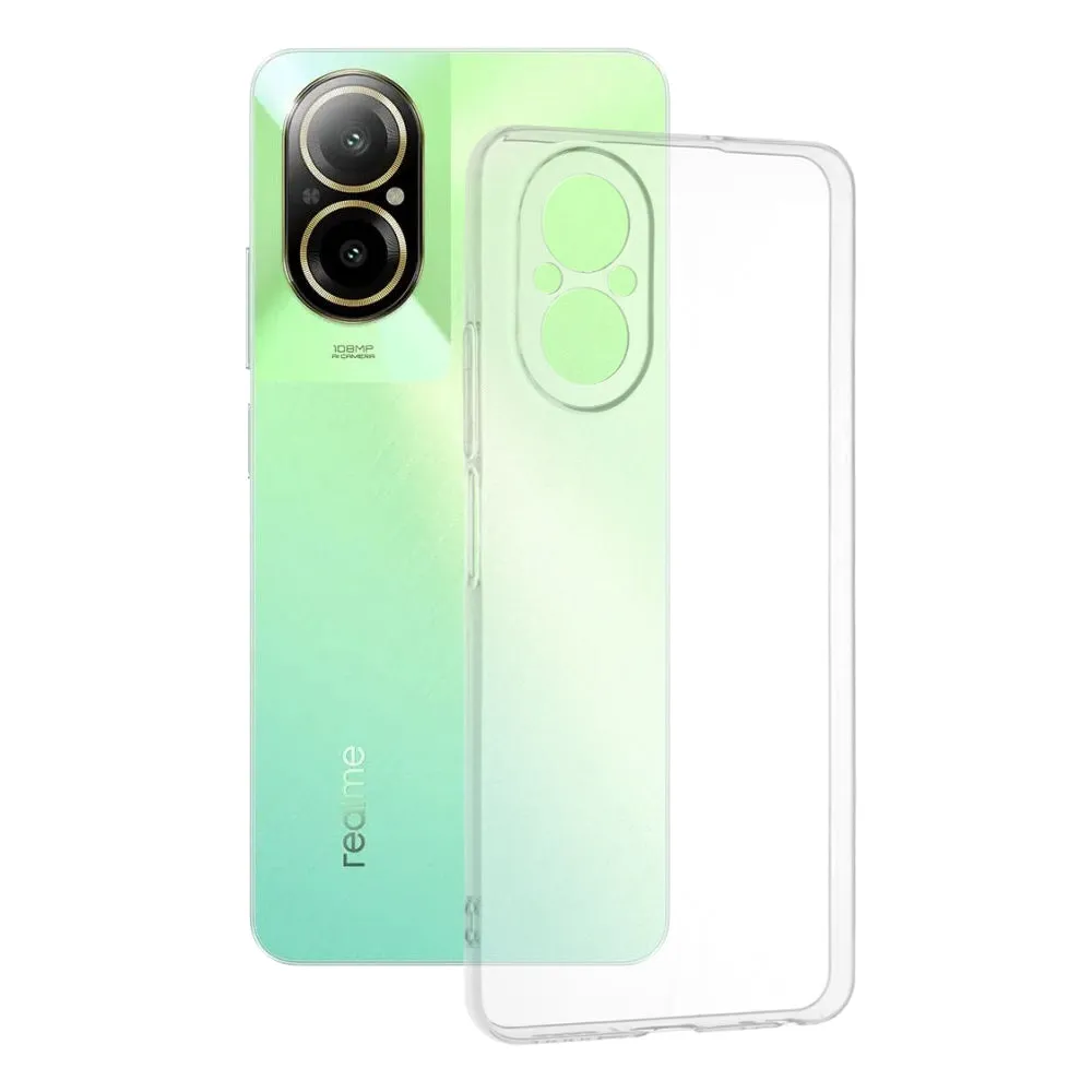 Custodia per Realme C67 4G, Techsuit, Chiara, Trasparente - immagine 1
