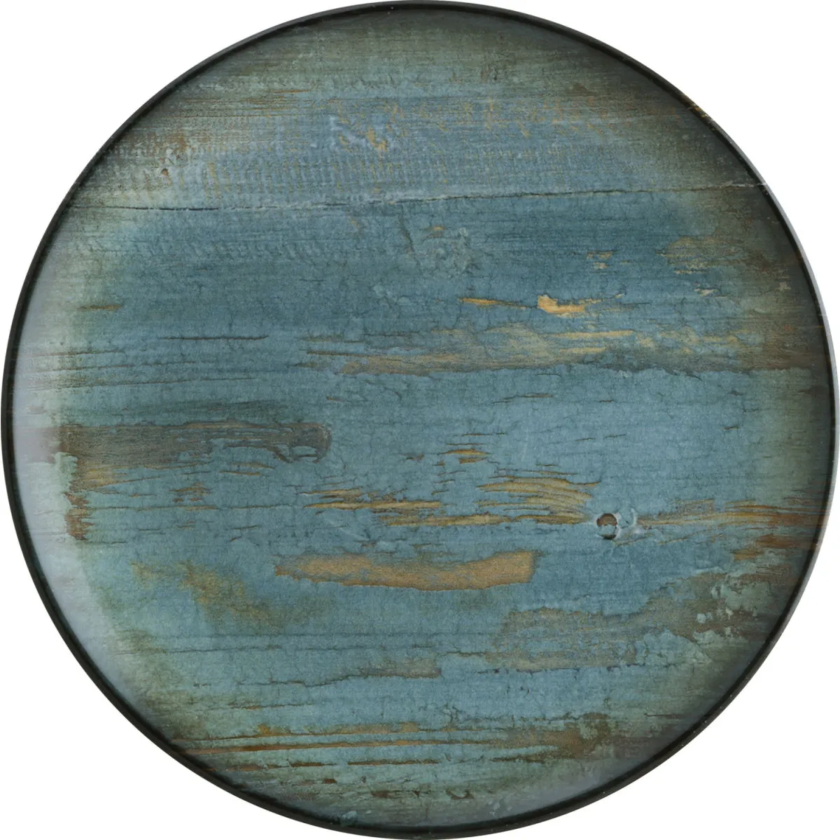 12x Bonna Piatto piano Madera Mint; 25 cm (Ø); turchese/marrone/nero; rotonda; 12 pz. / Pacco - immagine 1