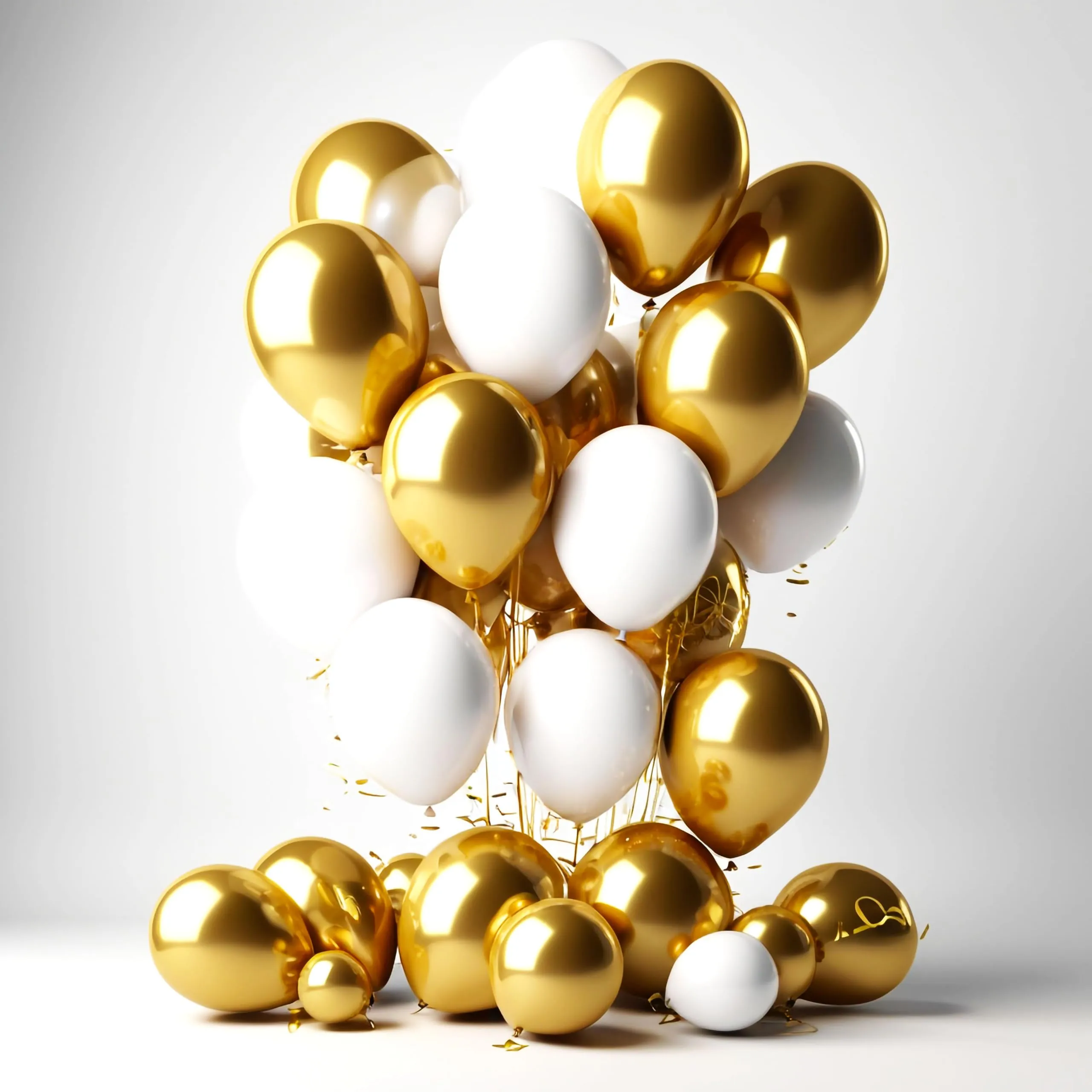 50 Palloncini Oro • 30 Cm • Colori Metallizzati Lucenti • Qualità Premium • Lattice Naturale Biodegradabili Ecologici • Gonfiabili Aria Elio Acqua • Baby Shower Feste Compleanno Laurea Matrimonio Arco - immagine 7