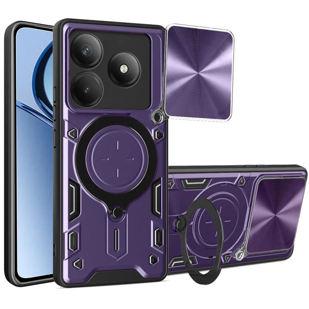 Custodia per Realme C63 / C61, Techsuit, CamGuard Pro, Viola - immagine 1
