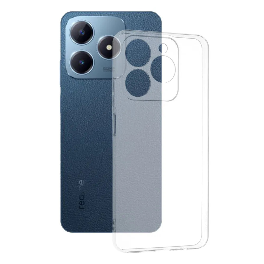 Custodia per Realme C63, Techsuit, Chiara, Trasparente - immagine 1