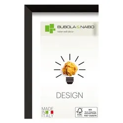 Cornice legno (30x40cm) DESIGN OLINDA Nero 7105 14 11 - immagine 1