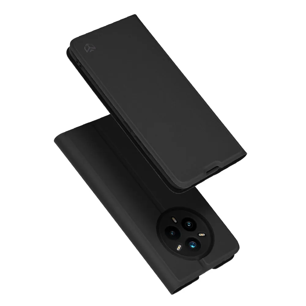 Custodia per Realme 14 Pro+, Techsuit, Magskin Book, Nera - immagine 1
