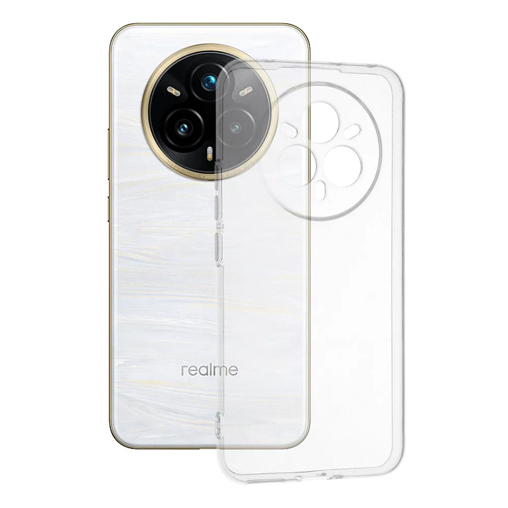 Custodia per Realme 14 Pro+, Techsuit, Chiara, Trasparente - immagine 1