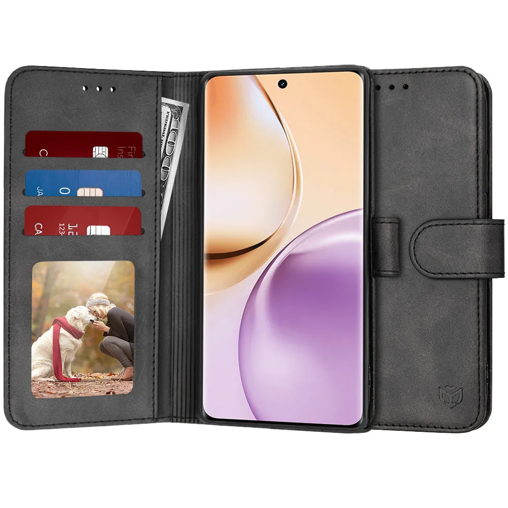 Custodia per Realme 14 Pro, Techsuit, Diary Book, Nera - immagine 1