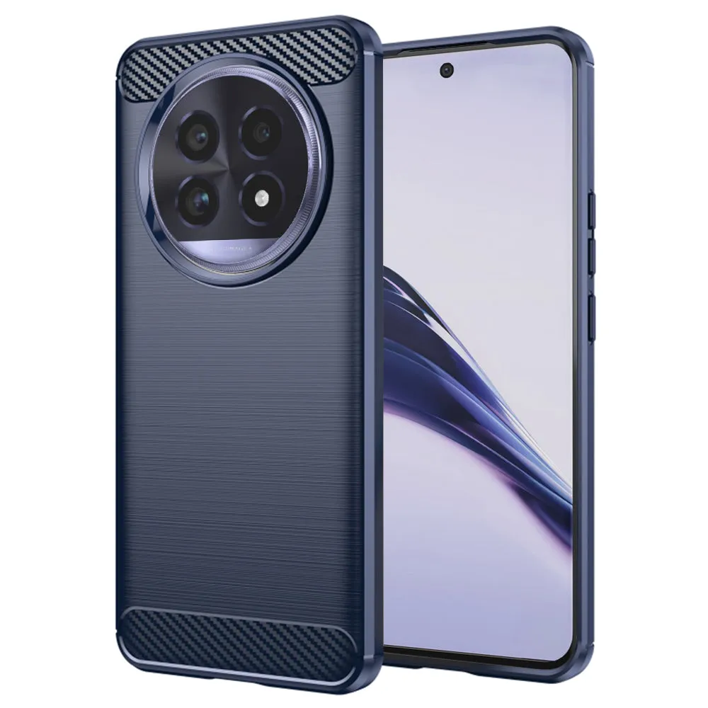 Custodia per Realme 13 Pro / 13 Pro+, Techsuit, Carbonio, Blu - immagine 1
