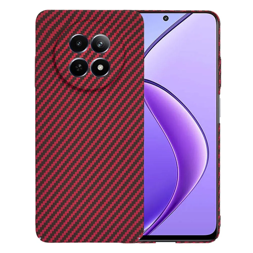 Custodia per Realme 12x / 12, Techsuit, Carbonite FiberShell, Rossa - immagine 1