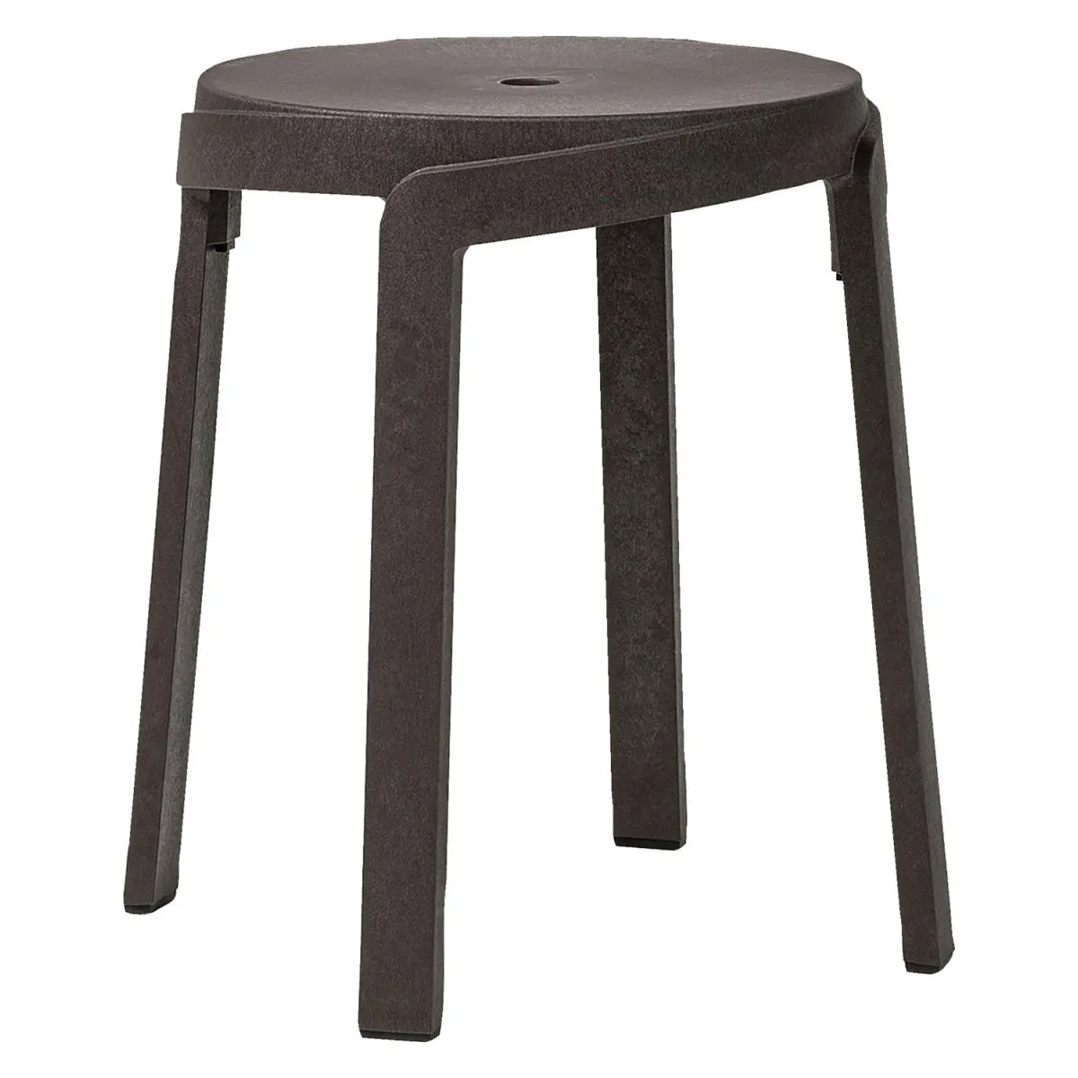4x Nardi Sgabello Stack; 36.5x36.5x46.5 cm (LxPxH); marrone; 4 pz. / Pacco - immagine 1