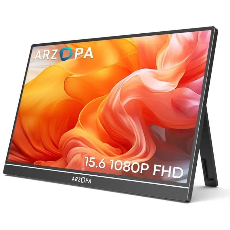 Monitor portatile Arzopa A1 Gamut 15,6" LED IPS FHD USB-C - immagine 1