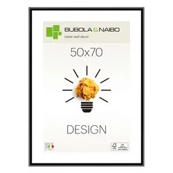Cornice legno (50x70cm) DESIGN FRANK Nero lucido 12 NE 21 - immagine 1