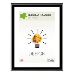 Cornice legno (15x20cm) DESIGN FRANK Nero lucido 12 NE 05 - immagine 1