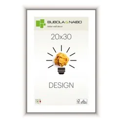Cornice legno (20x30cm) DESIGN FRANK Bianco lucido 12 BI 08 - immagine 1
