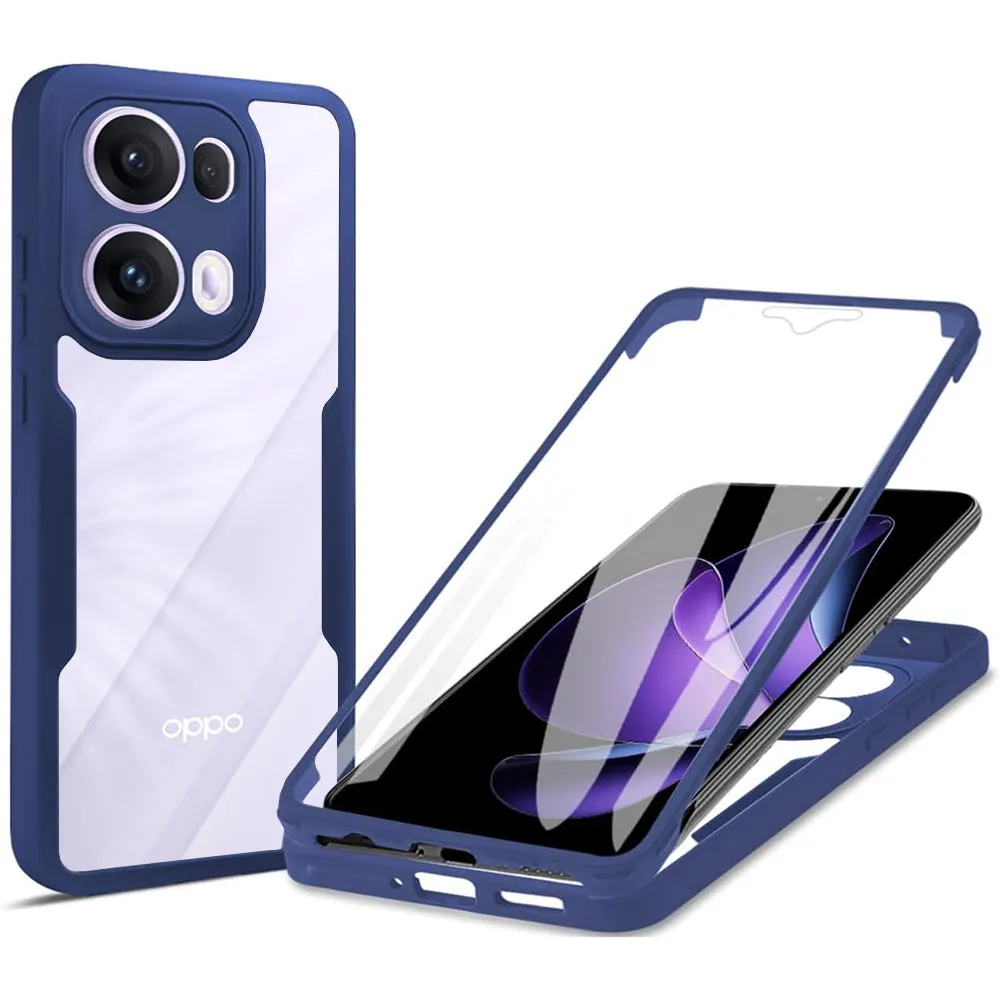 Custodia per Oppo Reno13 Pro, Techsuit, ColorVerse 360, Blu - immagine 1