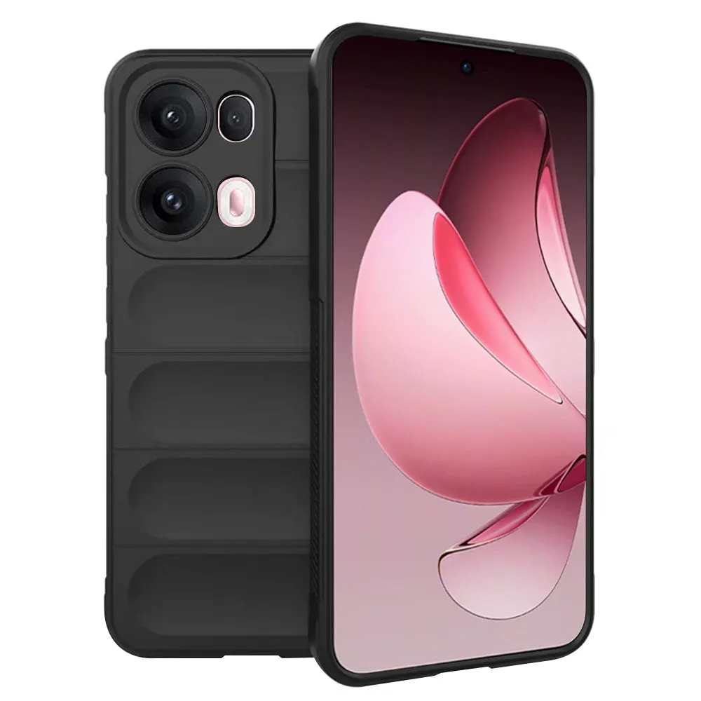 Custodia per Oppo Reno13 Pro, Techsuit, Magic Shield, Nera - immagine 1
