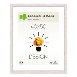 Cornice legno (40x50cm) DESIGN LELA Bianco 5810 01 17 - immagine 1