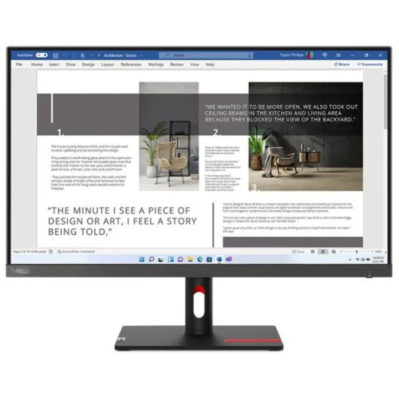 Lenovo ThinkVision S27i-30 27" LED IPS FullHD 100Hz - immagine 1