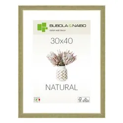 Cornice legno (30x40cm) NATURAL TOSCA Verde 6860 03 11 - immagine 1