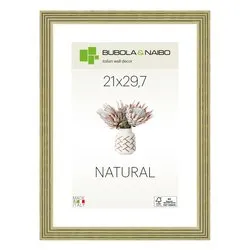 Cornice legno (21x29,7cm) NATURAL TOSCA Verde 6860 03 MA4 - immagine 1