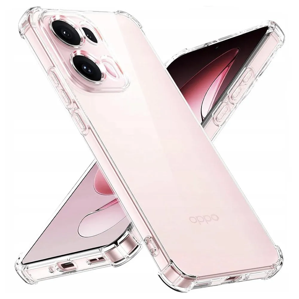 Custodia per Oppo Reno13 Pro, Techsuit, Shockproof Clear, Trasparente - immagine 1