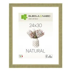 Cornice legno (24x30cm) NATURAL TOSCA Verde 6860 03 09 - immagine 1