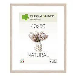 Cornice legno (40x50cm) NATURAL TOSCA Panna 6860 01 17 - immagine 1