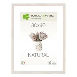 Cornice legno (30x40cm) TRENDY TULIPA Bianco venato 6340 08 11 - immagine 1