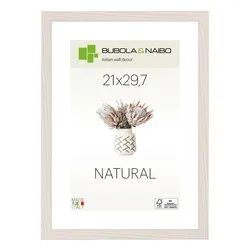 Cornice legno (21x29,7cm) TRENDY TULIPA Bianco venato 6340 08 MA4 - immagine 1
