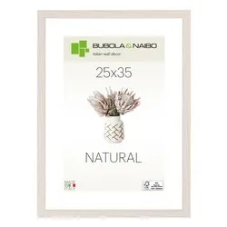 Cornice legno (25x35cm) TRENDY TULIPA Bianco venato 6340 08 10 - immagine 1
