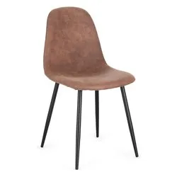 NEW IRELIA Sedia Cognac e Nero - immagine 1