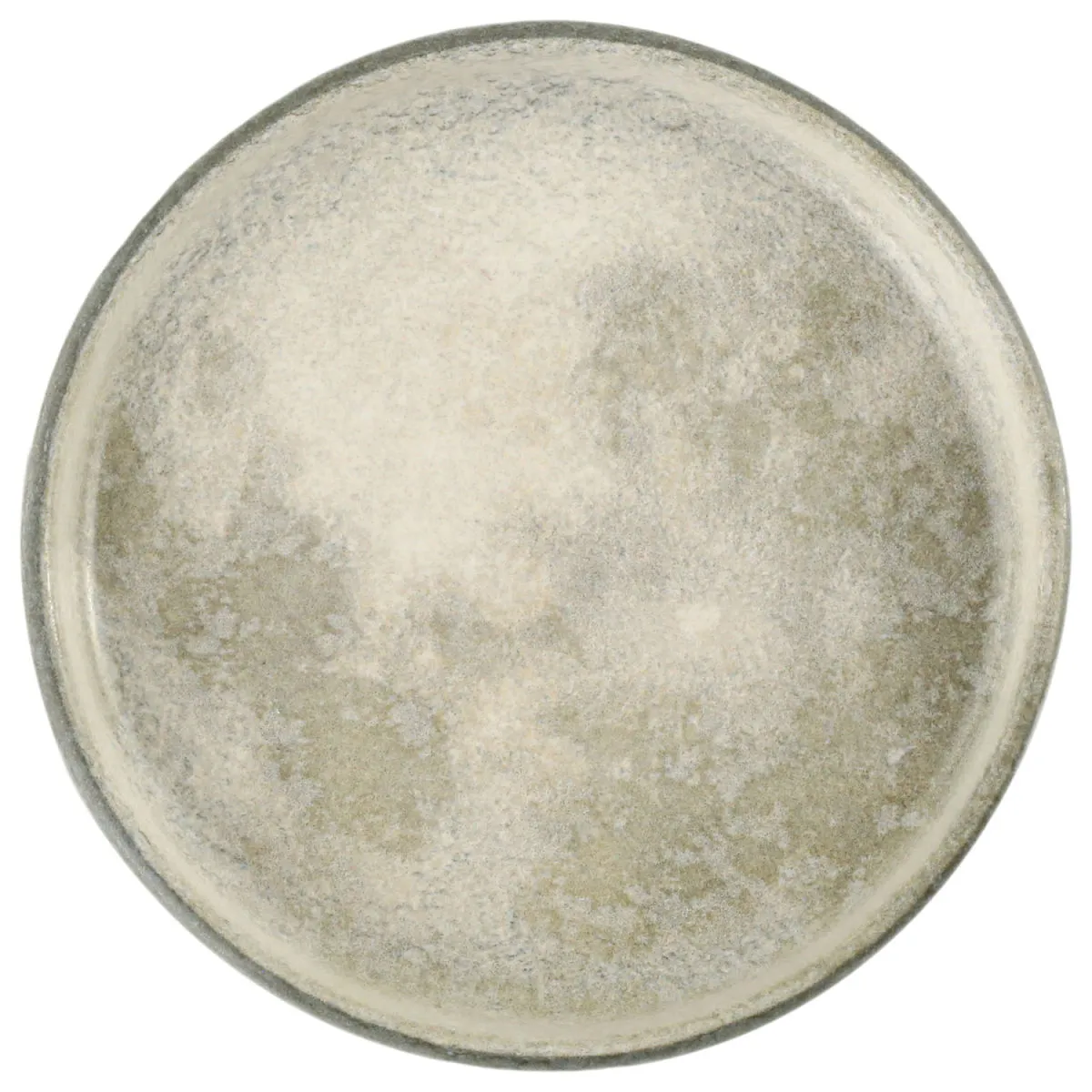 6x Porland Piatto piano Selene con bordo alto; 27x2.4 cm (ØxH); grigio/bianco; rotonda; 6 pz. / Pacco - immagine 1