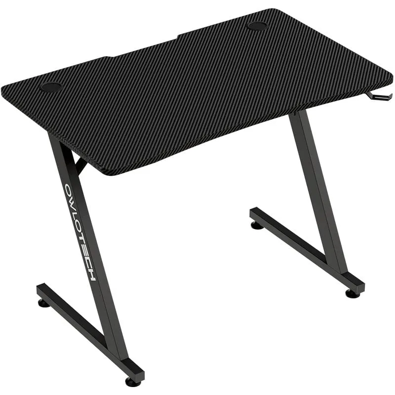 Tavolo da scrivania direzionale Owlotech 100x60 cm Nero - immagine 1