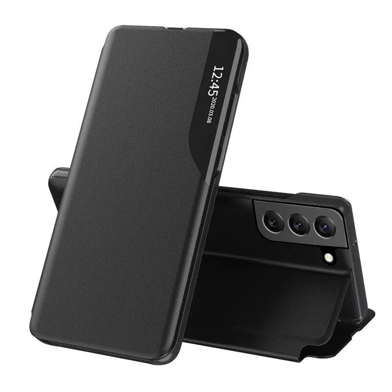 Custodia per Samsung Galaxy S22+ 5G S906, Techsuit, eFold, Nera - immagine 1