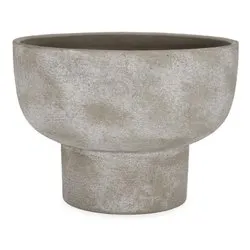 Vaso terracotta (30x22,5cm) coppa HECTOR Grigio 0503365 - immagine 1