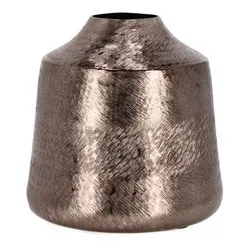 Vaso alluminio (22,5x21cm) svasato CLAMP Bronzo 0184856 - immagine 1