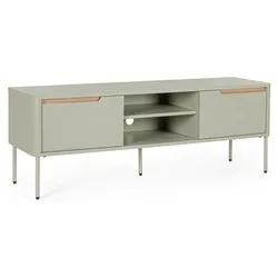 NATHAN Base soggiorno Grigio sabbia (140x40x51cm) - immagine 1