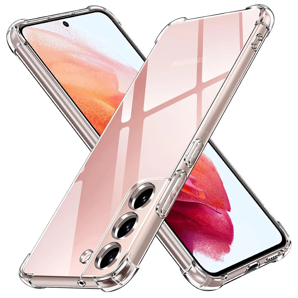 Custodia per Samsung Galaxy S22 5G S901, Techsuit, Shockproof Clear, Trasparente - immagine 1
