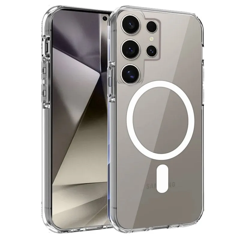 Custodia magnetica trasparente e cool per Samsung Galaxy S24 Ultra - immagine 1