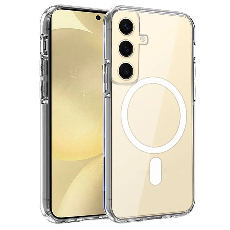 Custodia magnetica trasparente e cool per Samsung Galaxy S24 Plus / S25 Plus - immagine 1