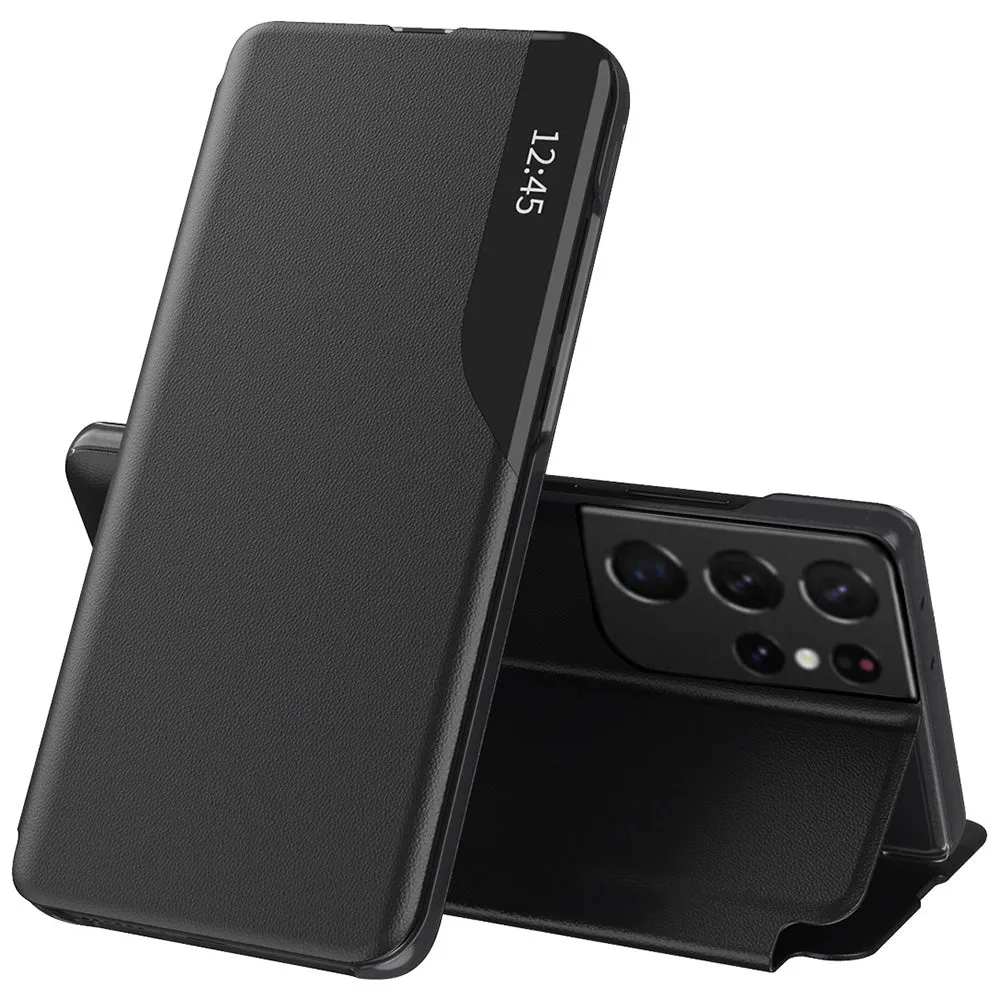 Custodia per Samsung Galaxy S21 Ultra 5G G998, Techsuit, eFold, Nera - immagine 1