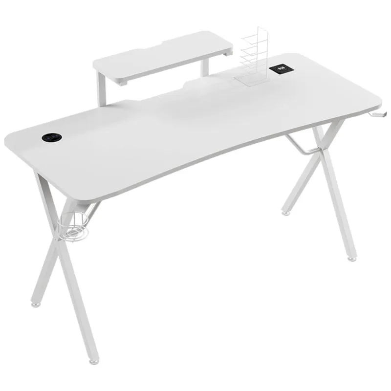 Tavolo da gioco Tempest Haven White 140x60 cm RGB Bianco - immagine 1
