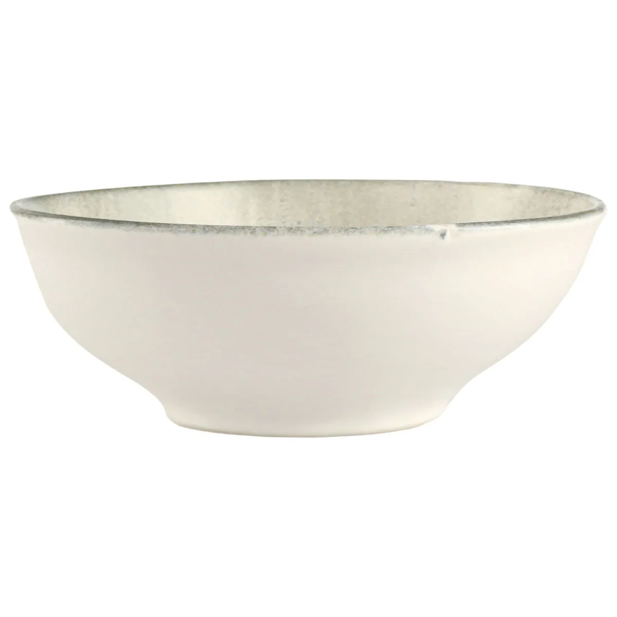 6x Porland Ciotola Selene; 420 ml, 14x5.6 cm (ØxH); grigio/bianco; 6 pz. / Pacco - immagine 1